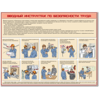 Плакат "Вводный инструктаж по безопасности труда"