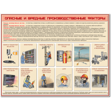 Плакат "Опасные и вредные производственные факторы"