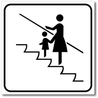 Знак "Для эскалаторов и траволаторов"