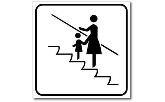 Знак "Для эскалаторов и траволаторов"