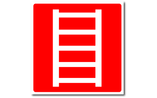 Знак "Пожарная лестница"