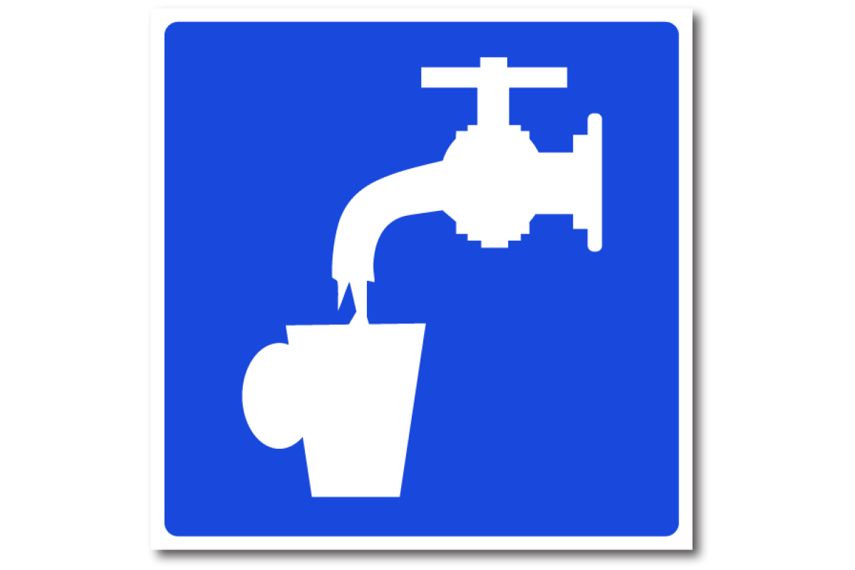 Знак водоснабжения. Значок питьевая вода. Дорожный знак питьевая вода. Знак d02 «питьевая вода». Знаки про воду