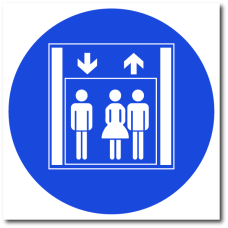 Знак "Лифт для перевозки пассажиров"