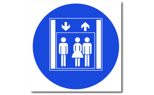 Знак "Лифт для перевозки пассажиров"