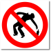 Знак "Вход в алкогольном опьянении запрещен"
