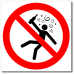 Знак "Вход в алкогольном опьянении запрещен"